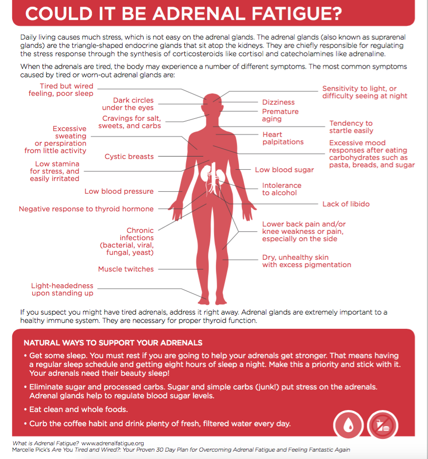 Laura London Symptoms of Adrenal Fatigue and What to Do